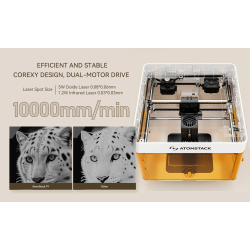 AtomStack P1 5W+1W lasergraveermachine